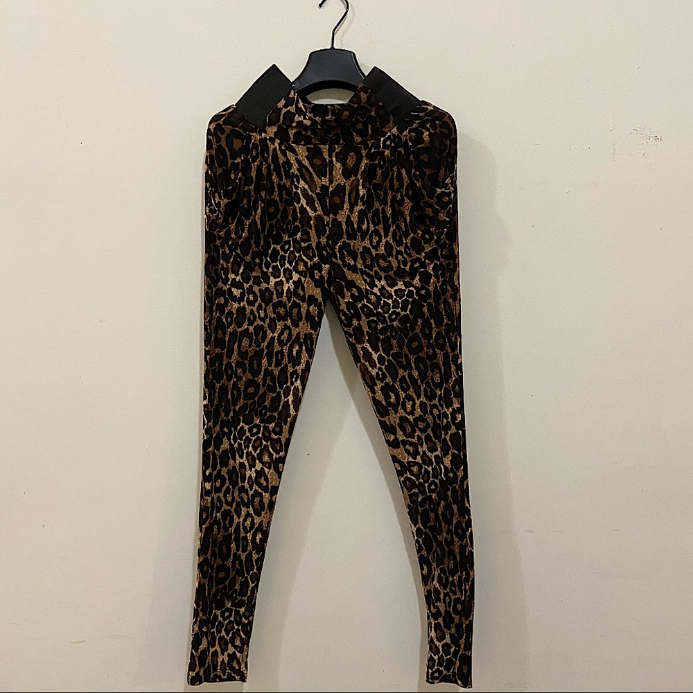 Phat Buddha Leopard Print Yoga Pants